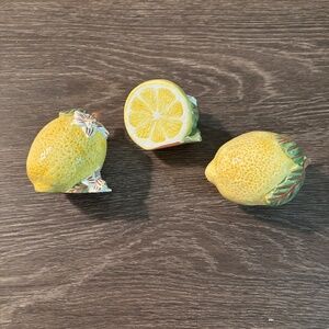 Lemon Decor Set of 3